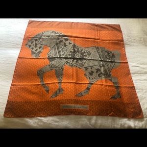 Hermès A Chevalier Sur Mon Carre Scarf
